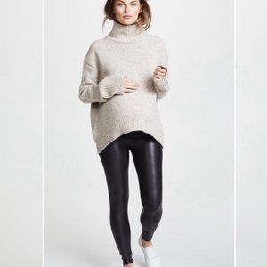 Spanx // Mama Faux Leather Leggings